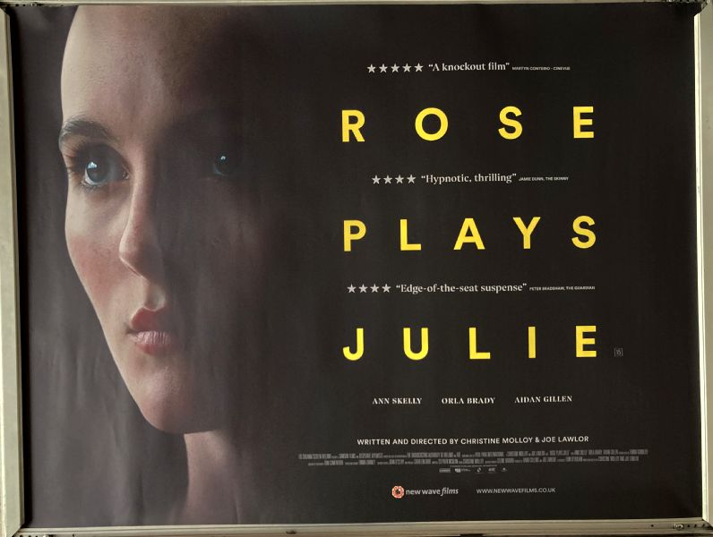 Cinema Poster: ROSE PLAYS JULIE 2019 (Quad) Ann Skelly Orla Brady Aidan Gillen