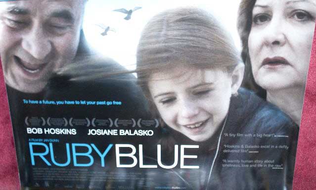 RUBY BLUE: Main UK Quad Film Poster