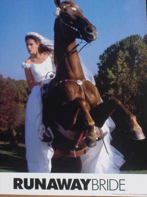 RUNAWAY BRIDE: Lobby Card (Julia Roberts on Horse)