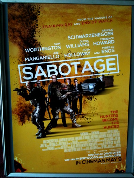 SABOTAGE: V2 One Sheet Film Poster