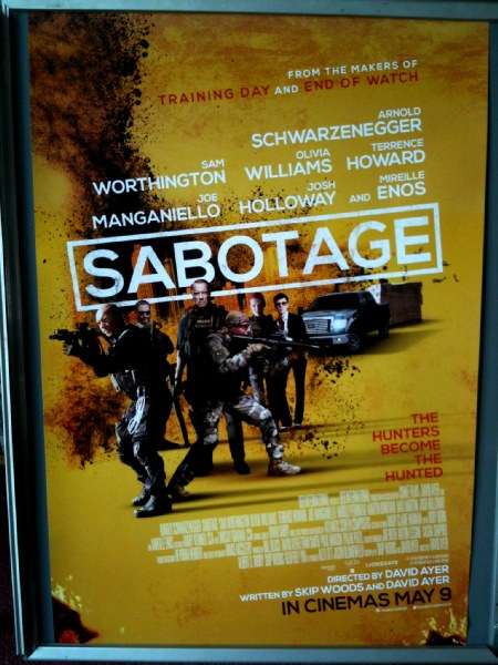 SABOTAGE: V2 One Sheet Film Poster SABOTAGE: V2 One Sheet Film Poster