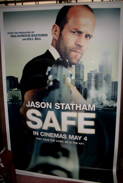 SAFE: Jason Statham Cinema Banner SAFE: Jason Statham Cinema Banner