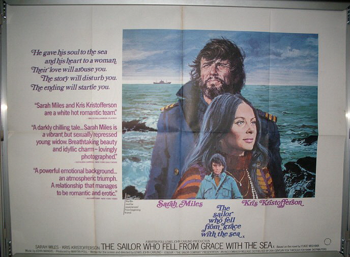 SAILOR WHO FELL FROM GRACE FROM THE SEA, THE: UK Quad Film Poster SAILOR WHO FELL FROM GRACE FROM THE SEA, THE: UK Quad Film Poster