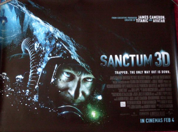 SANCTUM: UK Quad Film Poster SANCTUM: UK Quad Film Poster