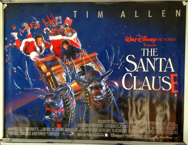Cinema Poster: SANTA CLAUSE, THE 1995 (Main Quad) Tim Allen Cinema Poster: SANTA CLAUSE, THE 1995 (Main Quad) Tim Allen