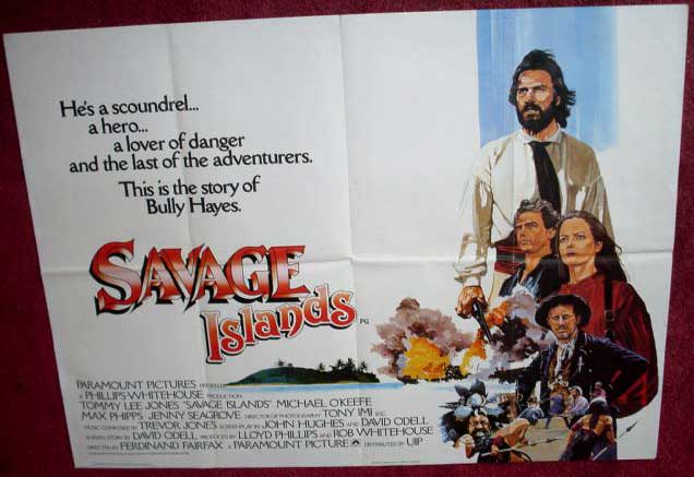 SAVAGE ISLANDS: UK Quad Film Poster