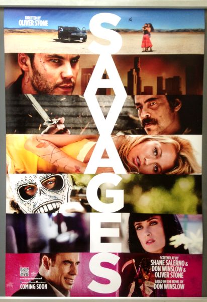Cinema Poster: SAVAGES 2012 (One Sheet) John Travolta Salma Hayek Benicio Del Toro Cinema Poster: SAVAGES 2012 (One Sheet) John Travolta Salma Hayek Benicio Del Toro