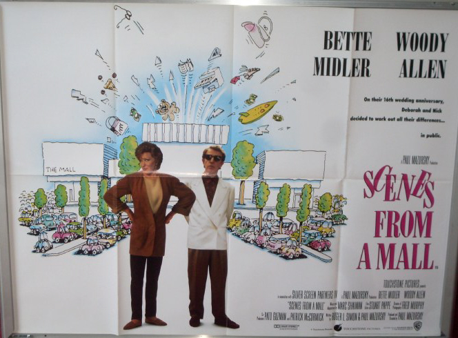 SCENES FROM A MALL: UK Quad Film Poster SCENES FROM A MALL: UK Quad Film Poster
