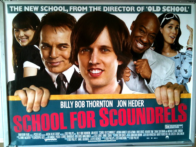 SCHOOL FOR SCOUNDRELS: Main UK Quad Film Poster SCHOOL FOR SCOUNDRELS: Main UK Quad Film Poster