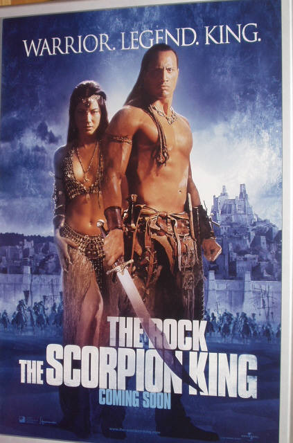 SCORPION KING, THE: Advance One Sheet Film Poster SCORPION KING, THE: Advance One Sheet Film Poster