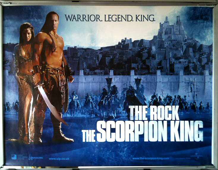 SCORPION KING, THE: Advance UK Quad Film Poster SCORPION KING, THE: Advance UK Quad Film Poster
