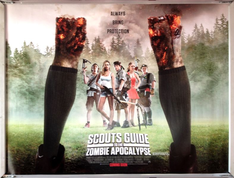 Cinema Poster: SCOUTS GUIDE TO THE ZOMBIE APOCALYPSE 2015 (Advance Quad) Tye Sheridan
