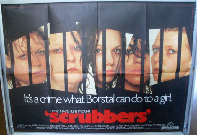 Cinema Poster: SCRUBBERS 1982 (Quad) Amanda York Chrissie Cotterill Kathy Burke