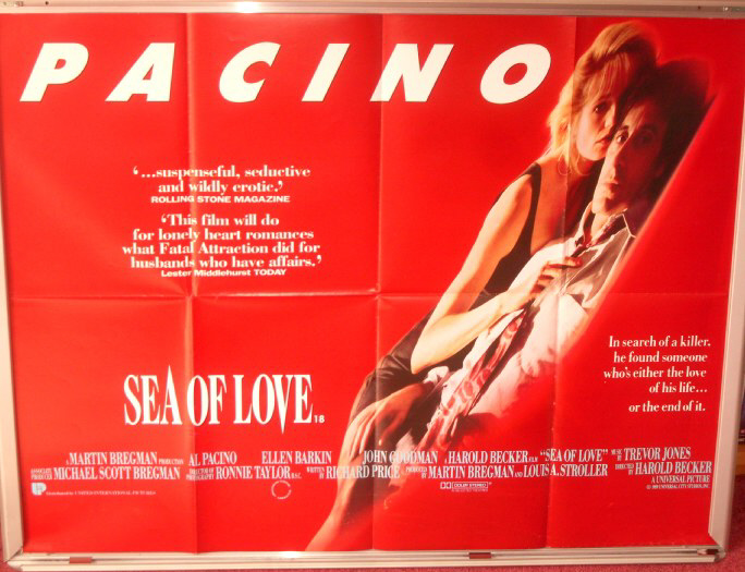 SEA OF LOVE: UK Quad Film Poster