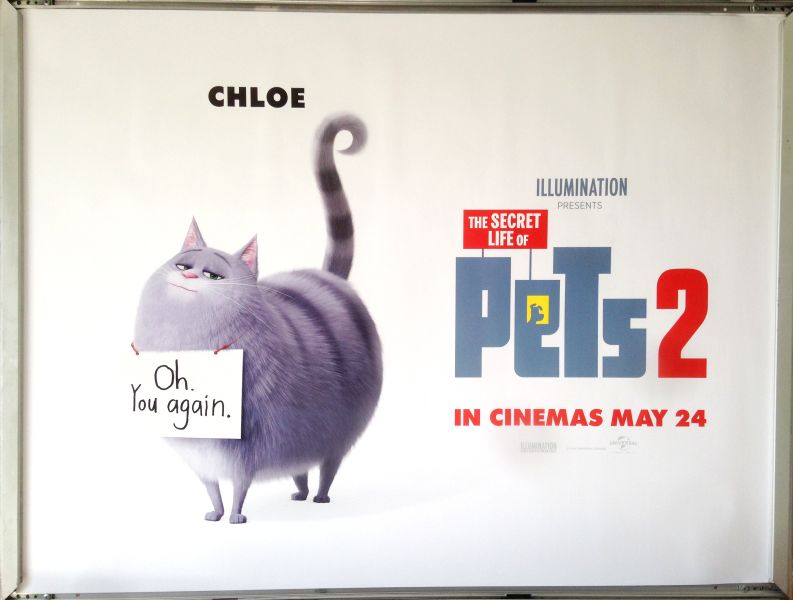 Cinema Poster: SECRET LIFE OF PETS 2 2019 (Chloe Quad) Harrison Ford