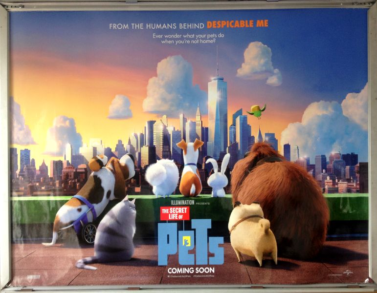 Cinema Poster: SECRET LIFE OF PETS, THE 2016 (Main Quad) Lake Bell Kevin Hart