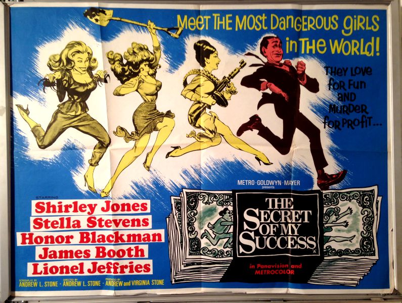 Cinema Poster: SECRET OF MY SUCCESS, THE 1965 (Quad) Honor Blackman Cinema Poster: SECRET OF MY SUCCESS, THE 1965 (Quad) Honor Blackman