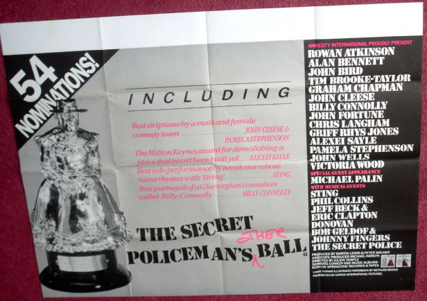 Cinema Poster: SECRET POLICEMAN'S OTHER BALL, THE 1982 (Quad) John Cleese