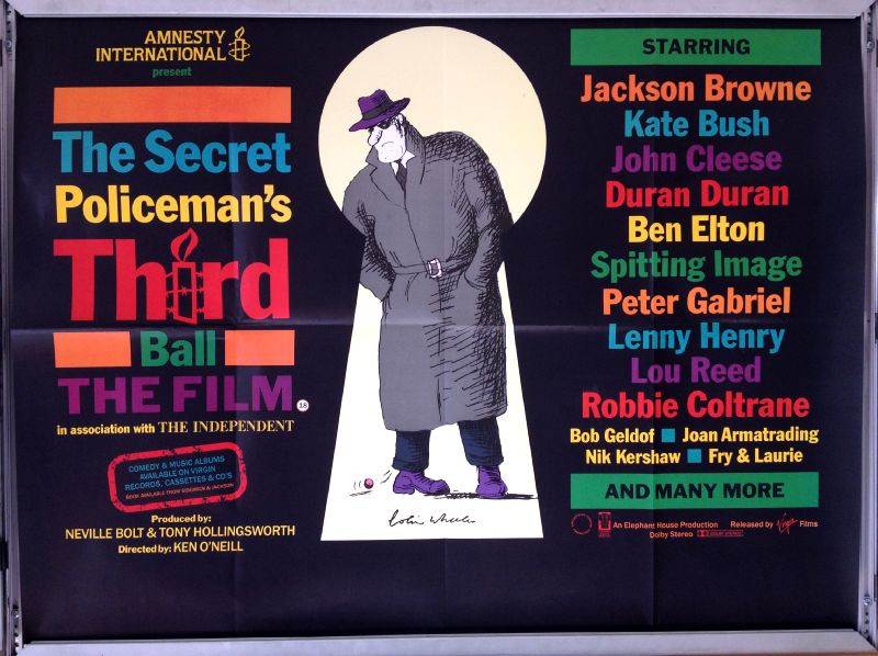 Cinema Poster: SECRET POLICEMAN'S THIRD BALL, THE 1987 (Quad) John Cleese