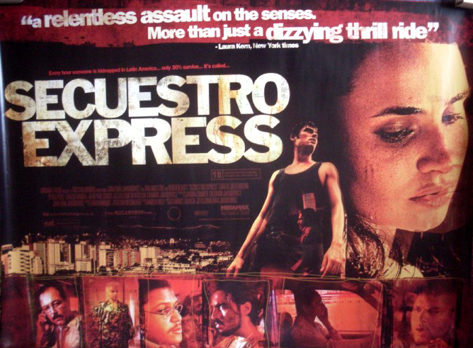SECUESTRO EXPRESS: UK Quad Film Poster