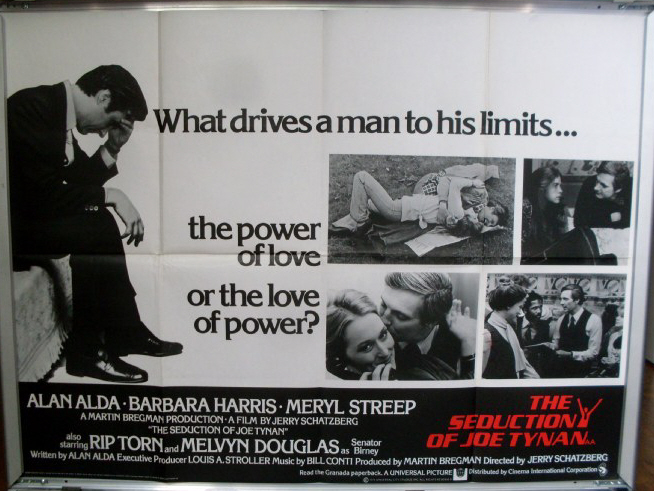 Cinema Poster: SEDUCTION OF JOE TYNAN, THE 1979 (Quad) Alan Alda Meryl Streep