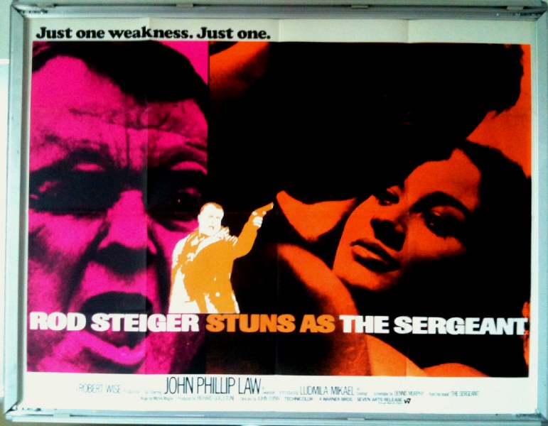 Cinema Poster: SERGEANT, THE (QUAD) Rod Steiger John Phillip Law Ludmila Mikal