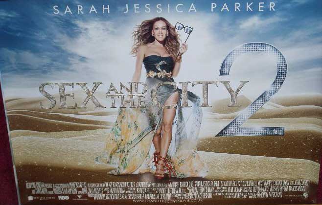 SEX AND THE CITY 2: UK Quad Film Poster SEX AND THE CITY 2: UK Quad Film Poster