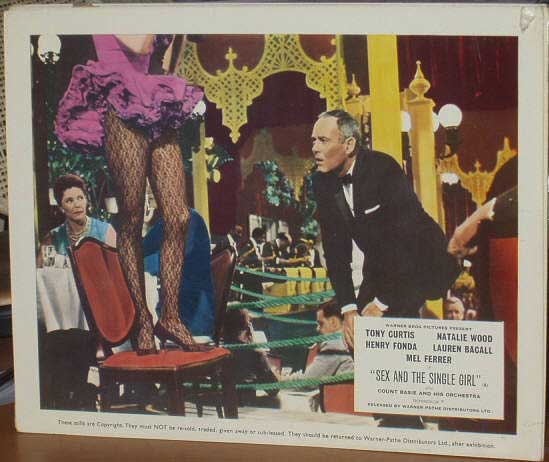 SEX AND THE SINGLE GIRL: Lobby Card SEX AND THE SINGLE GIRL: Lobby Card