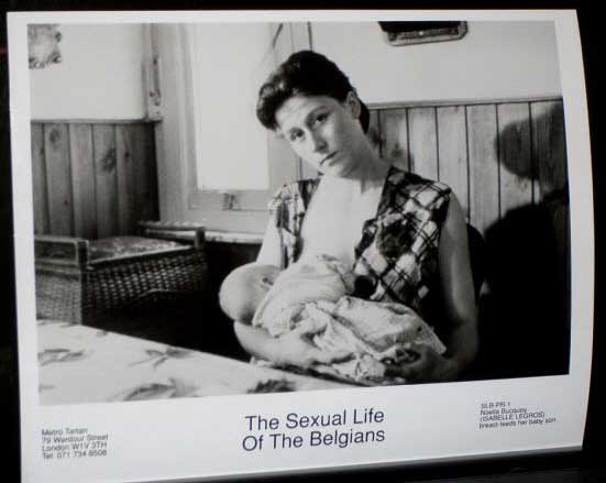 SEXUAL LIFE OF THE BELGIANS, THE: Publicity Still Isabelle Legros Feeding Baby SLB-PR-1 