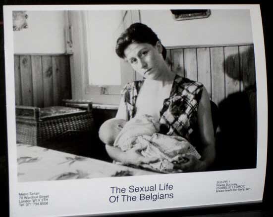 SEXUAL LIFE OF THE BELGIANS, THE: Publicity Still Isabelle Legros Feeding Baby SLB-PR-1 SEXUAL LIFE OF THE BELGIANS, THE: Publicity Still Isabelle Legros Feeding Baby SLB-PR-1