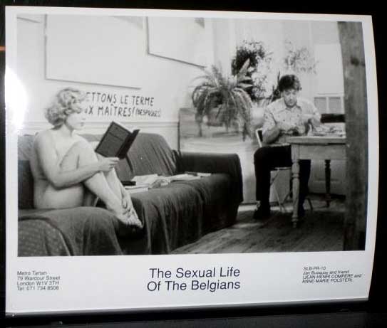 SEXUAL LIFE OF THE BELGIANS, THE: Publicity Still Naked Reading a Book SLB-PR-10 SEXUAL LIFE OF THE BELGIANS, THE: Publicity Still Naked Reading a Book SLB-PR-10