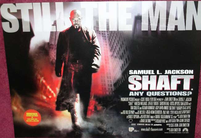SHAFT: Main UK Quad Film Poster