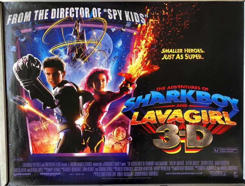 Cinema Poster: ADVENTURES OF SHARKBOY AND LAVA GIRL, THE 2005 (Quad)