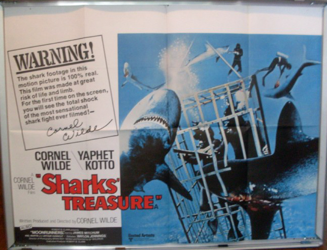 Cinema Poster: SHARKS' TREASURE 1975 (Quad) Yaphet Kotto John Neilson
