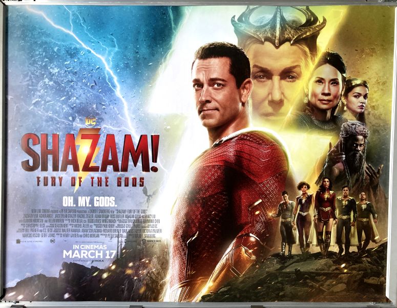 Cinema Poster: SHAZAM THE FURY OF THE GODS 2019 (Main Quad) Zachary Levi Asher Angel Cinema Poster: SHAZAM THE FURY OF THE GODS 2019 (Main Quad) Zachary Levi Asher Angel
