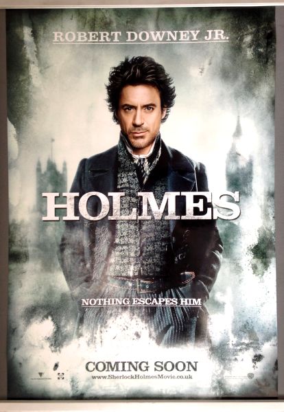 Cinema Poster: SHERLOCK HOLMES 2009 (Holmes/Robert Downey Jr One Sheet) Cinema Poster: SHERLOCK HOLMES 2009 (Holmes/Robert Downey Jr One Sheet)
