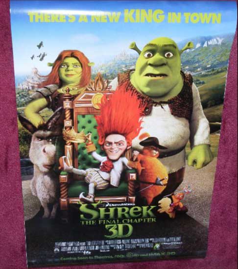 SHREK THE FINAL CHAPTER: Main One Sheet Film Poster