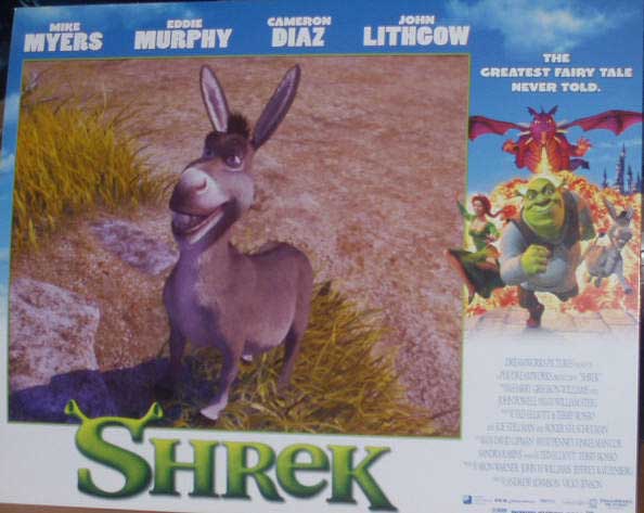 SHREK: Lobby Card (Donkey)