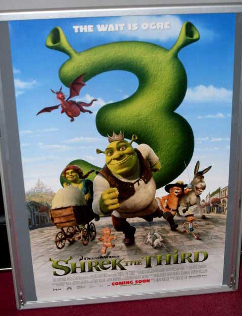 Cinema Poster: SHREK THE THIRD 2007 (Advance One Sheet) Mike Myers Cinema Poster: SHREK THE THIRD 2007 (Advance One Sheet) Mike Myers