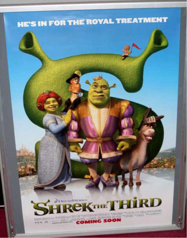 Cinema Poster: SHREK THE THIRD 2007 (Main One Sheet) Mike Myers Cinema Poster: SHREK THE THIRD 2007 (Main One Sheet) Mike Myers
