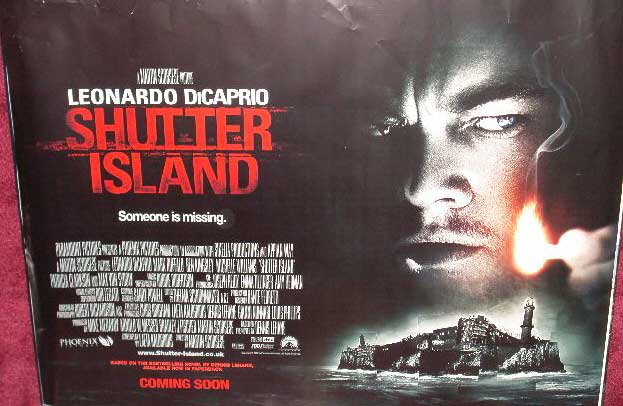 SHUTTER ISLAND: 'Coming Soon' UK Quad Film Poster SHUTTER ISLAND: 'Coming Soon' UK Quad Film Poster