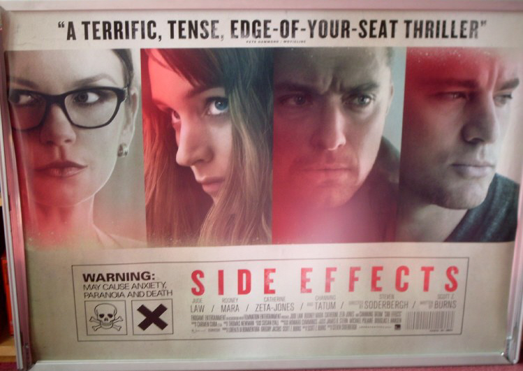 SIDE EFFECTS: UK Quad Film Poster SIDE EFFECTS: UK Quad Film Poster