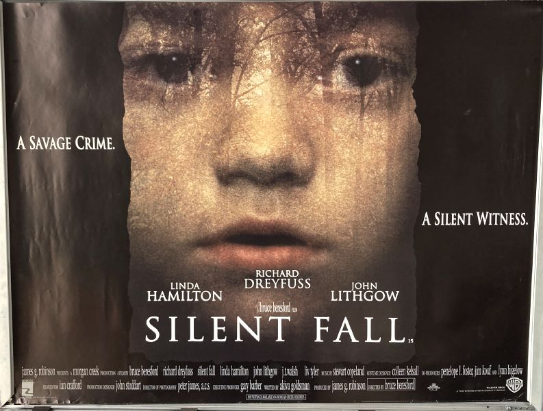 Cinema Poster: SILENT FALL 1994 (Quad) Richard Dreyfuss Linda Hamilton
