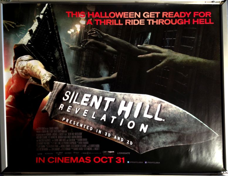 Cinema Poster: SILENT HILL REVELATION 2012 (Quad) Kit Harington Sean Bean