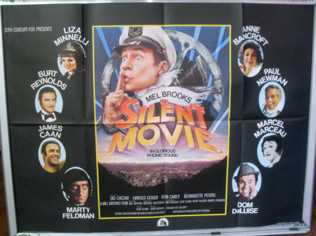 SILENT MOVIE: UK Quad Film Poster SILENT MOVIE: UK Quad Film Poster