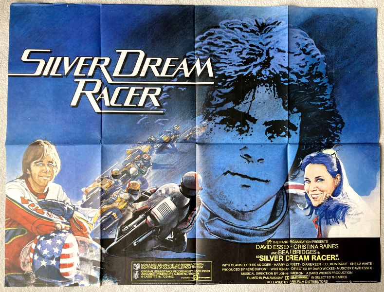Cinema Poster: SILVER DREAM RACER 1980 (Quad) David Essex Beau Bridges Diane Keen
