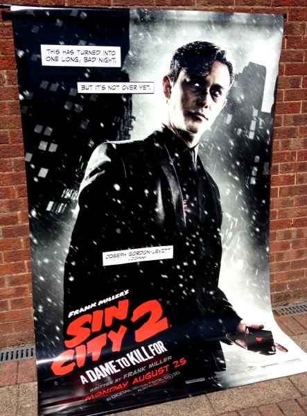 Cinema Banner: SIN CITY A DAME TO KILL FOR 2014 (Johnny) Jessica Alba Eva Green