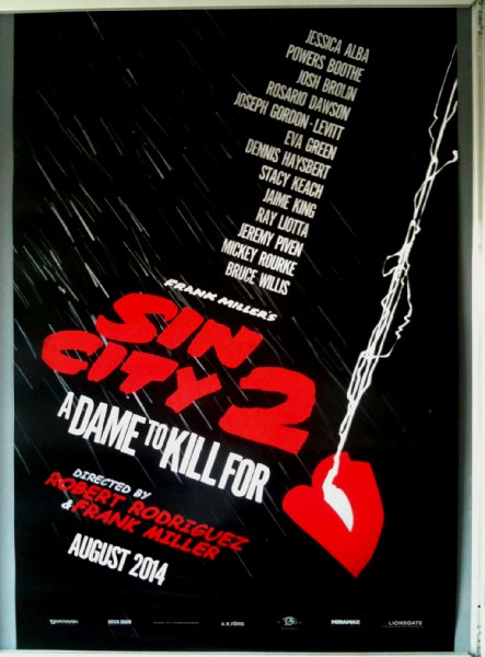 Cinema Poster: SIN CITY A DAME TO KILL FOR 2014 (Advance One Sheet) Eva Green
