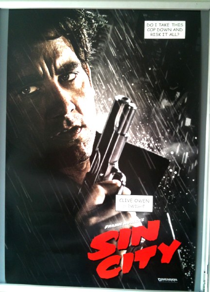 SIN CITY: Dwight/Clive Owen One Sheet Film Poster SIN CITY: Dwight/Clive Owen One Sheet Film Poster