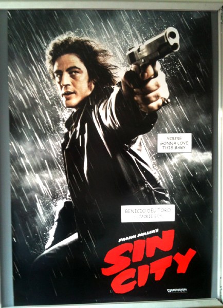SIN CITY: Jackie Boy/Benicio Del Toro One Sheet Film Poster